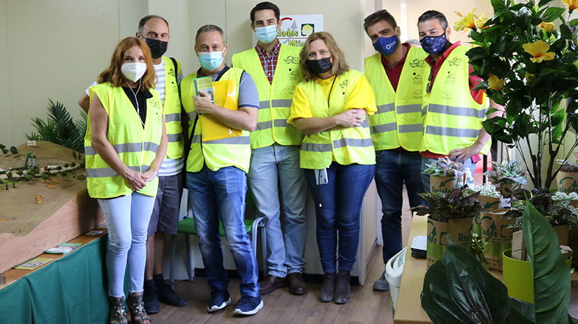Socios del proyecto BRICK-BEACH durante su visita a la planta de Reciclados Mijas